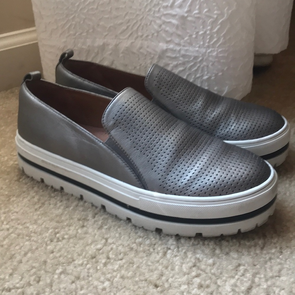 Halogen platform slip on sneakers!!